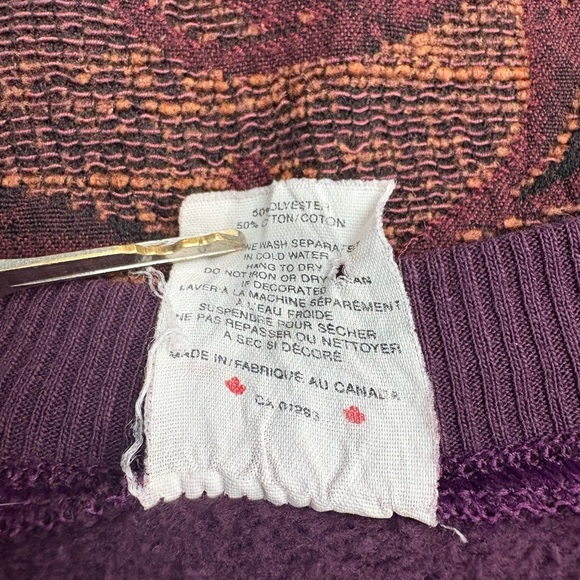 80s 90s Quebec Boxy Crewneck - Picture 3 of 6